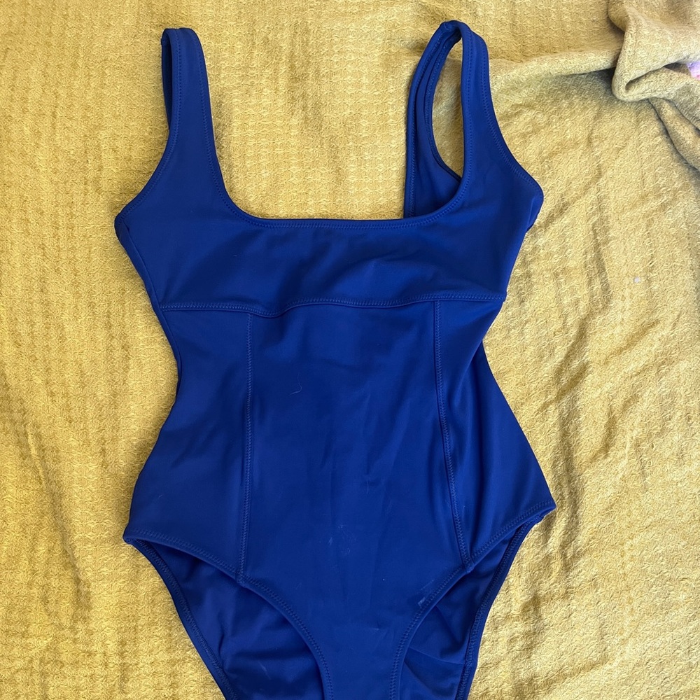 NWT SKIMS Royal blue one piece swimsuit